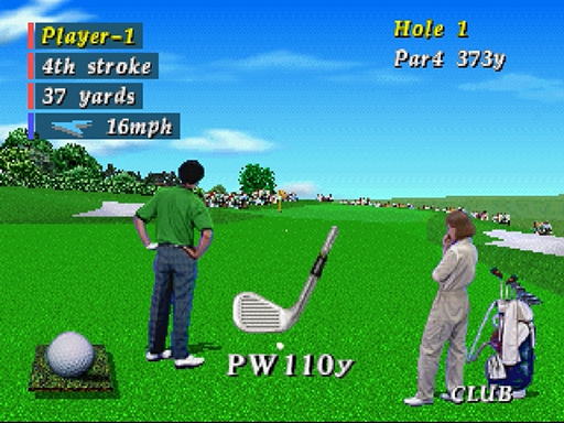 Pebble Beach Golf Links screenshot 4 for Sega Saturn